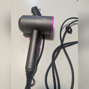 Ionic Hair Dryer F350, 1800W Professional Blow Dryer, Fast Drying Negative Ion.